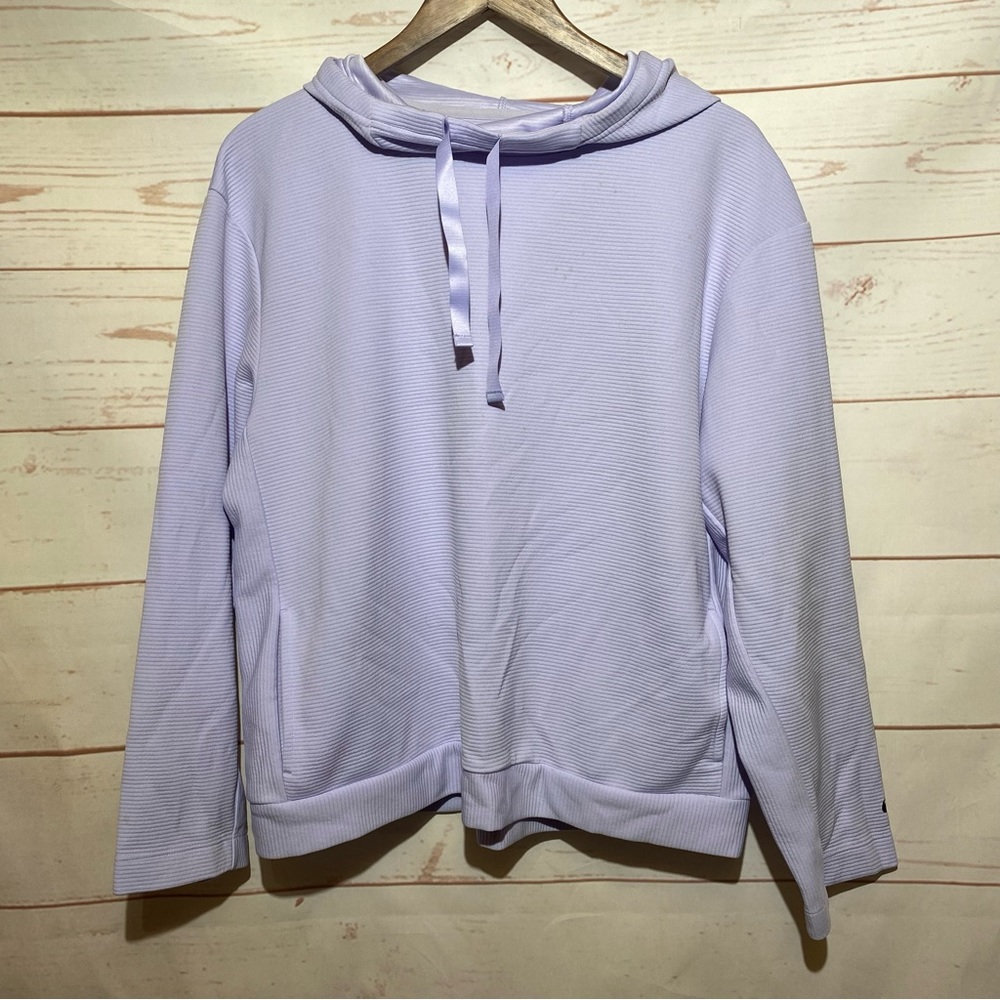 Nike Dri-Fit Light Purple Hoodie Sweatshirt Size Large
